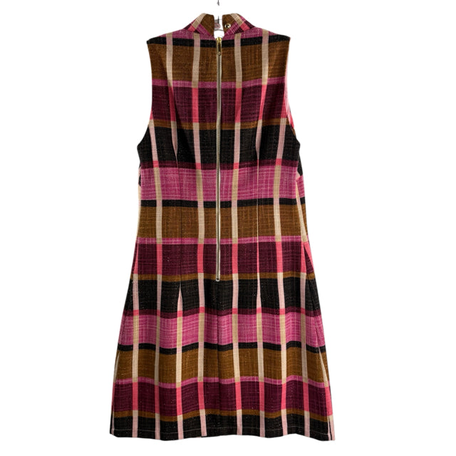 julie brown Size 2 Pink/Brown Blocks Sleeveless DRESS