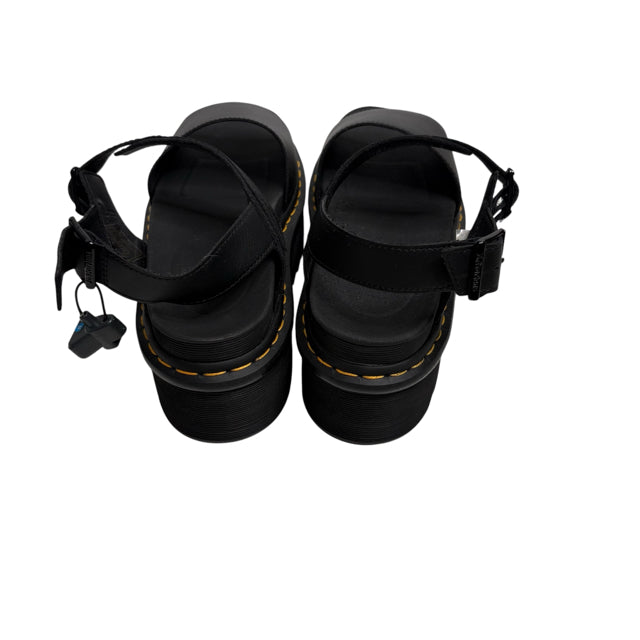 DOC MARTENS Size 10 Black Sandal SHOE