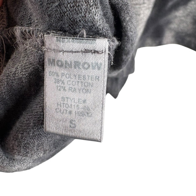 MONROW Size MED Gray/Black Tie-Dye SS Tee TOP