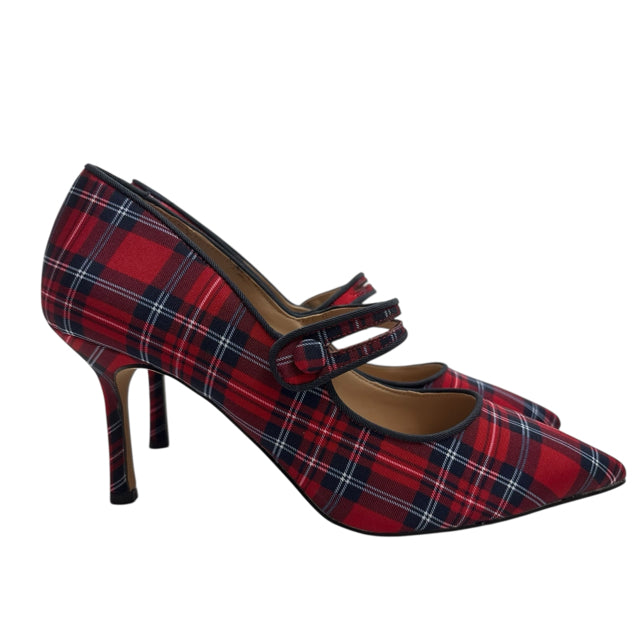 DRAPER JAMES Size 9 Red/Multi Strap NWT SHOE
