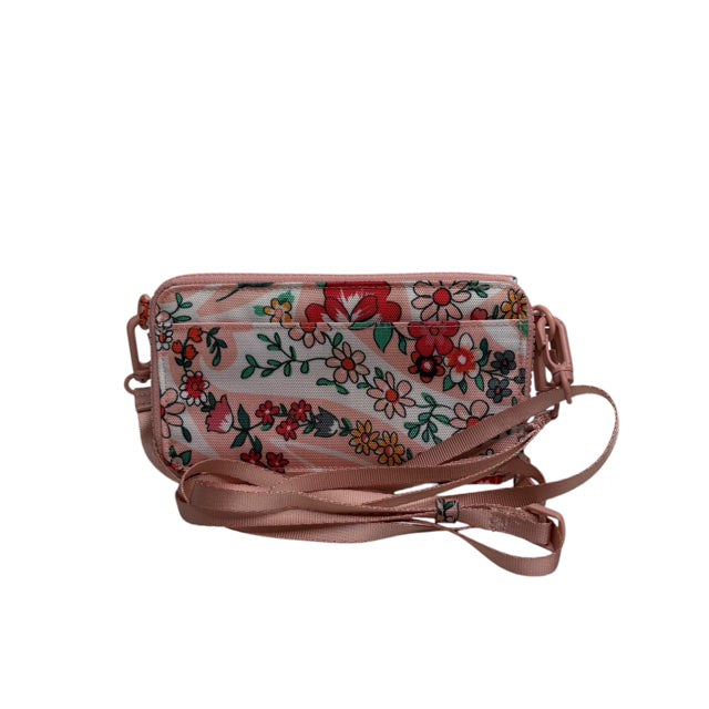 VERA BRADLEY Pink Floral Nylon Cross Body PURSE
