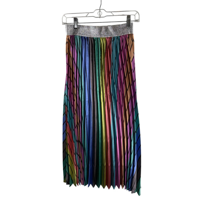 ATHINA Size MEDIUM Rainbow Pleated Midi NWT SKIRT