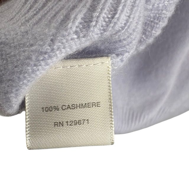 NAKED CASHMERE Size SMALL Light Blue Long Sleeve Loose Weave SWEATER