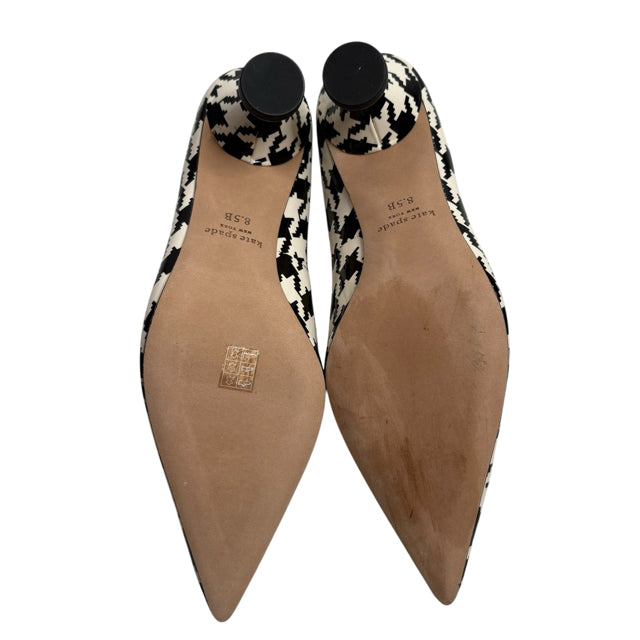 KATE SPADE Size 8 1/2 B/W Pump Patent NWT SHOE