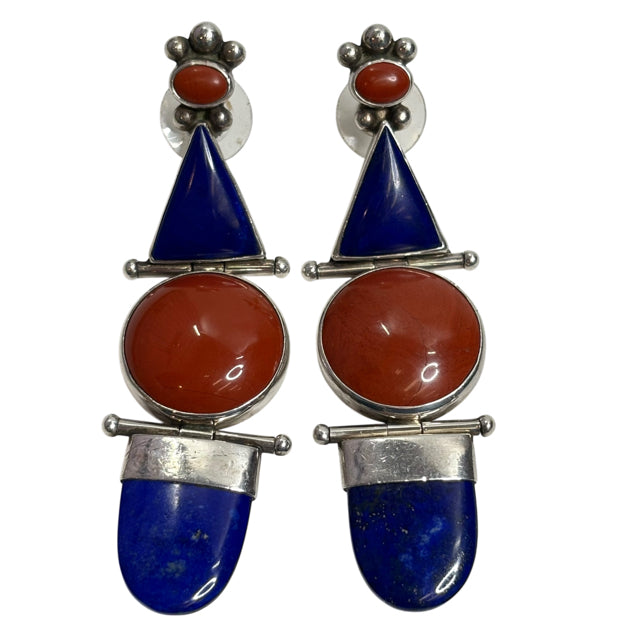 DARLA 925 Sterling Silver Silver 3" EARRINGS