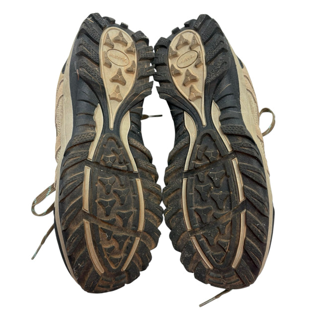 BEAR PAW Size 8 1/2 Tan/Blue Hiking Shoe Laced SHOE