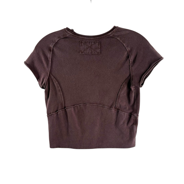 WE THE FREE Size MED Mauve Short Sleeve TOP