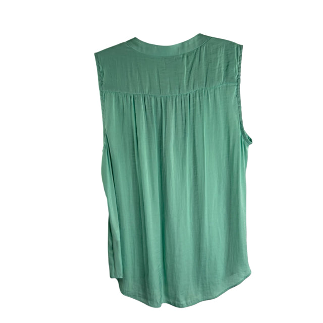 VINCE CAMUTO Size SMALL Mint Sleeveless V-Neck Polyester NWT TOP