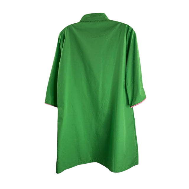 HOUSE OF MBR Size MED Green Short Sleeve DRESS