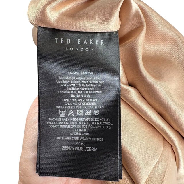 TED BAKER Size X-LARGE Camel NWT SKIRT