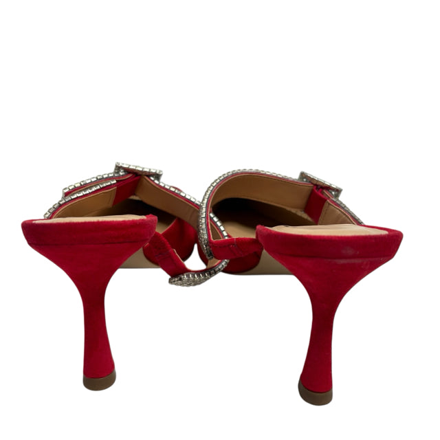 TALBOTS Size 9 Red Mule NEW - BOX SHOE