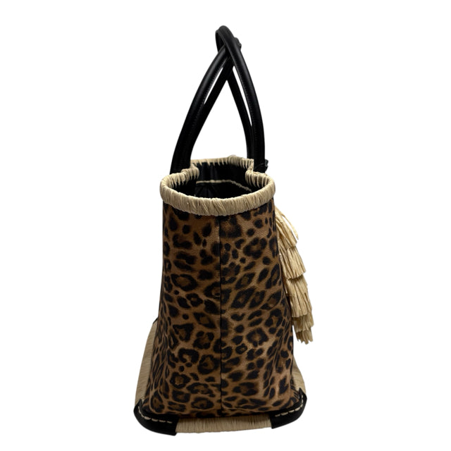 WHBM Tan/Black Animal NWT TOTE