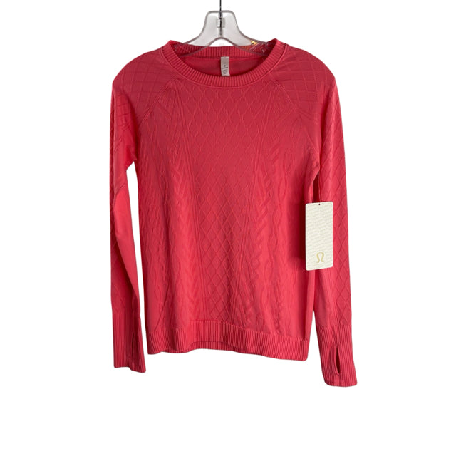 LULULEMON Size 10 Coral Long Sleeve NWT SWEATER