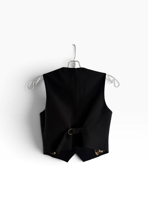 VERONICA BEARD Size 4 Black Structured VEST