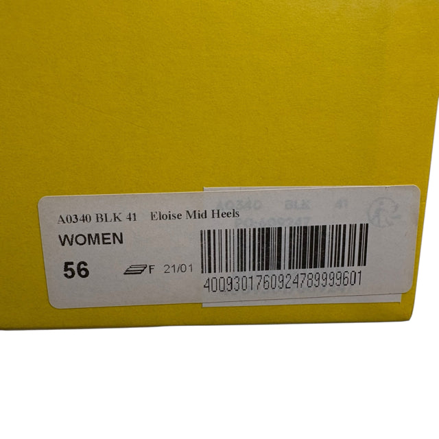 BODEN Size 41 Black Pump Suede NEW - BOX SHOE