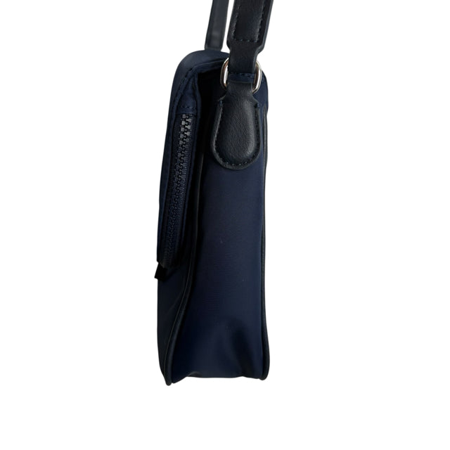 TALBOTS Dark Blue Logo Nylon Cross Body PURSE