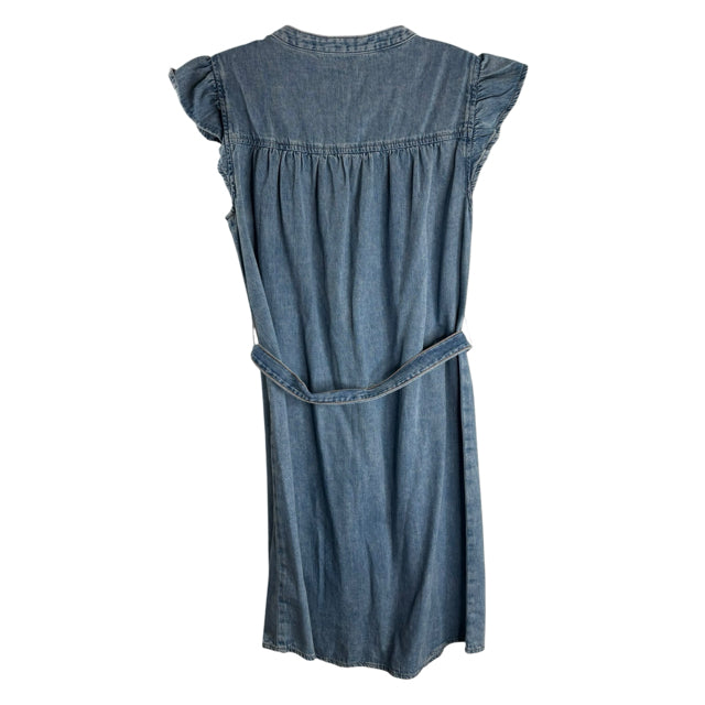 J CREW Size 6 Blue Cap Sleeve Denim NWT DRESS