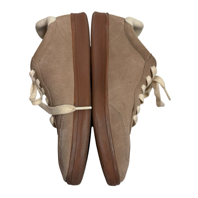 SAM EDELMAN Beige/Cream Suede Sneakers