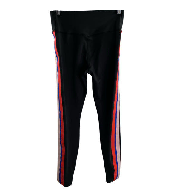 NIKE Size MEDIUM Black Track Stripe Leggings ACTIVE PANT