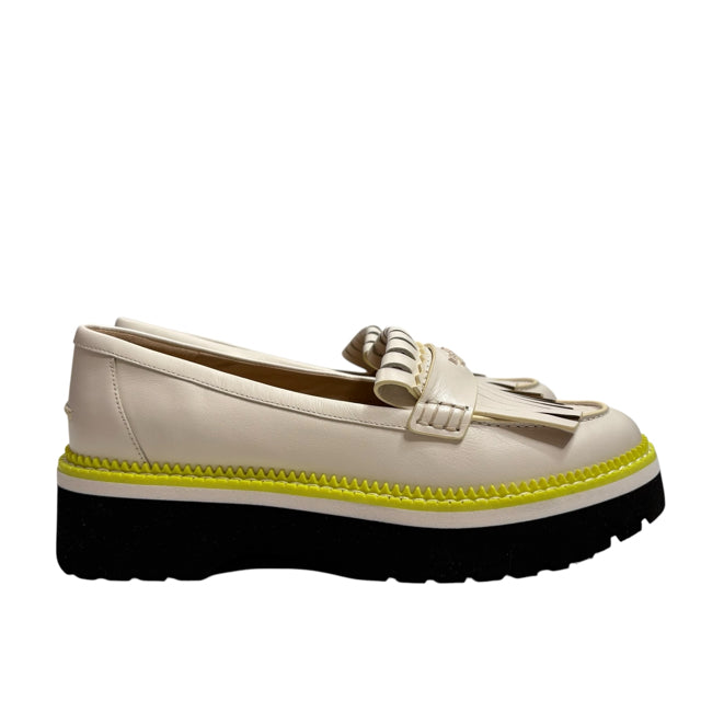 KATE SPADE Size 8 1/2 White Loafer NEW - BOX SHOE