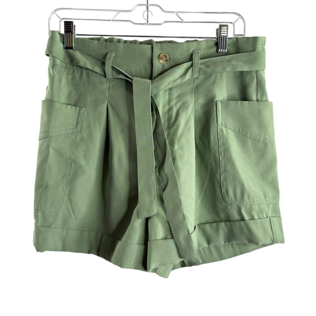 STEVE MADDEN Size MEDIUM Sage Belted Rayon NWT SHORTS