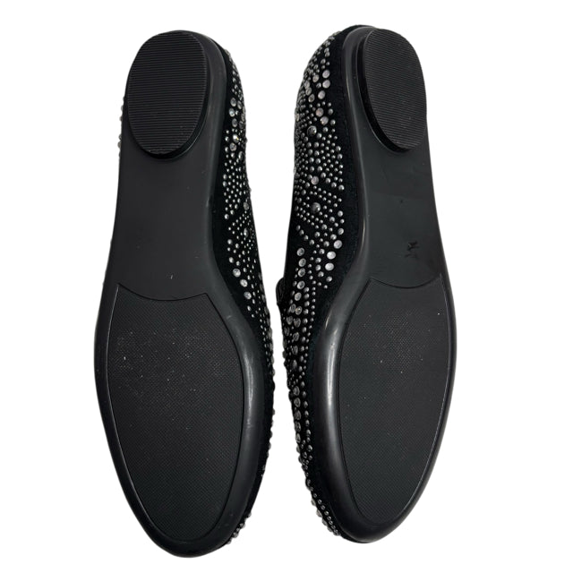 VANELI Size 6 Black/Silver Flats Rhinestones NWOT SHOE