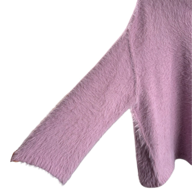 FREE PEOPLE Size SMALL Lavender Long Sleeve Plush NWT SWEATER