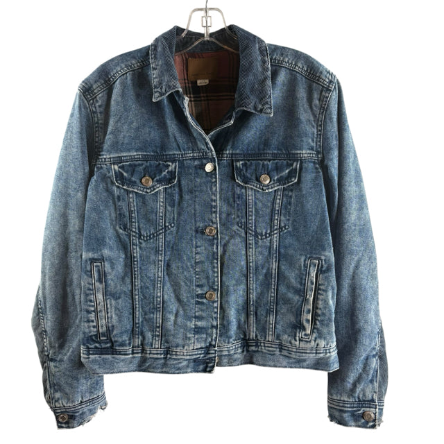 AMERICAN EAGLE Size MEDIUM Light Blue Denim JACKET