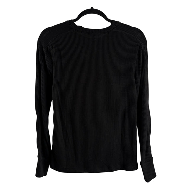 MADEWELL Size LARGE Black Long Sleeve Ribbed NWT SWEATER