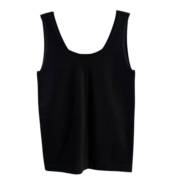 VINCE Size SMALL Black Sleeveless Modal Blend NWT SWEATER