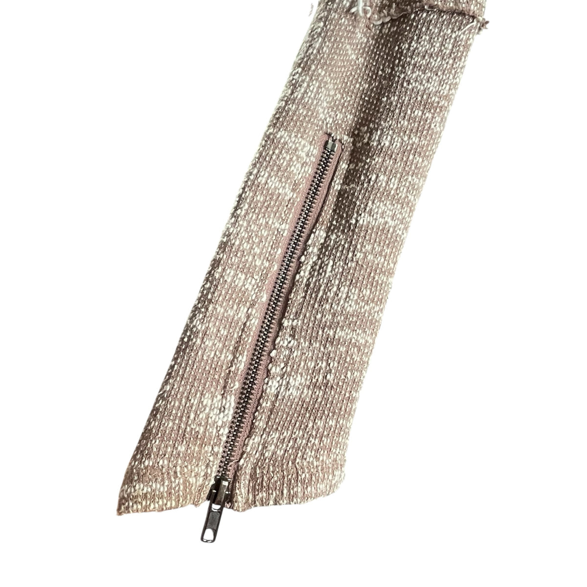 FREE PEOPLE Size MED Brown/Cream Long Sleeve Open Front SWEATER