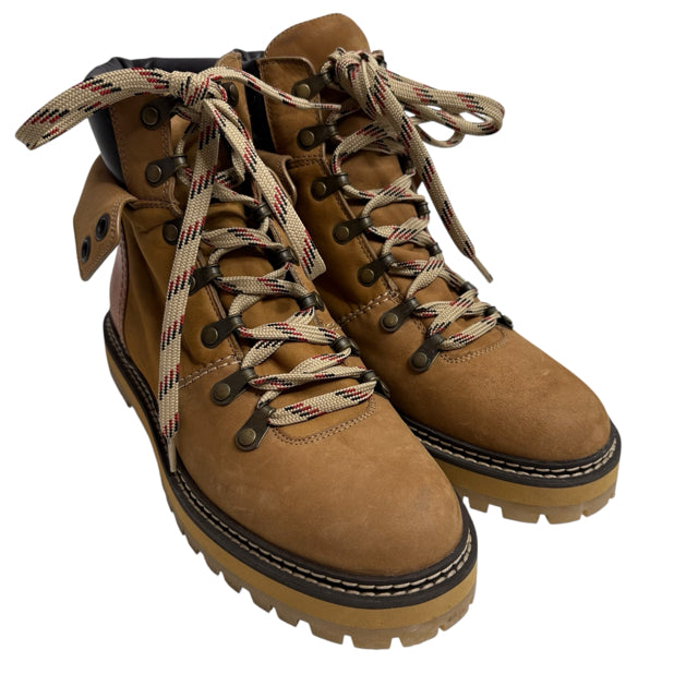 SEE BY CHLOE Size 39 Tan Laced Leather BOOT