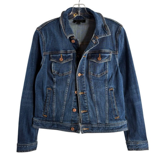 TALBOTS Size SMALL Blue Denim JACKET