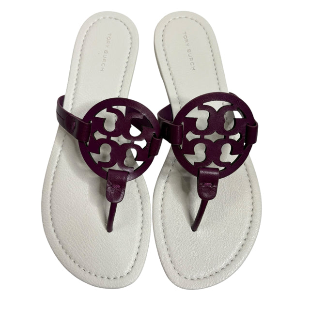 TORY BURCH Size 8 1/2 Purple Sandal NEW - BOX SHOE