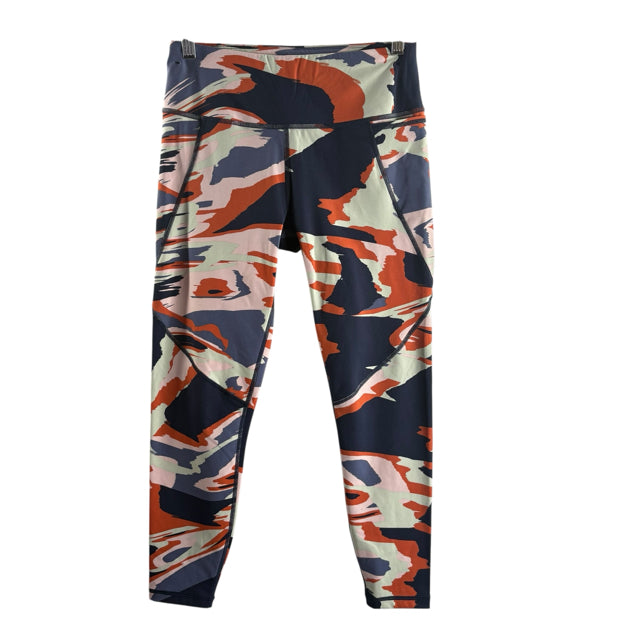 SWEATY BETTY Size SMALL Gray/Orange Leggings PANTS