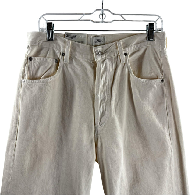 CITIZENS OF HUMANITY Size 28" Cream NWT JEANS