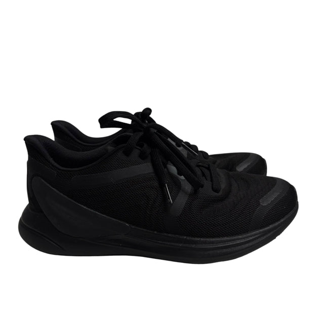LULULEMON Size 9 1/2 Black Sneaker SHOE