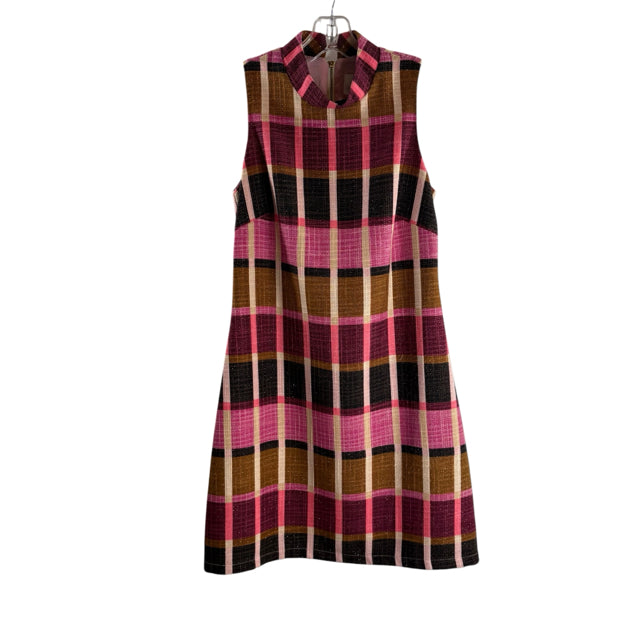 julie brown Size 2 Pink/Brown Blocks Sleeveless DRESS