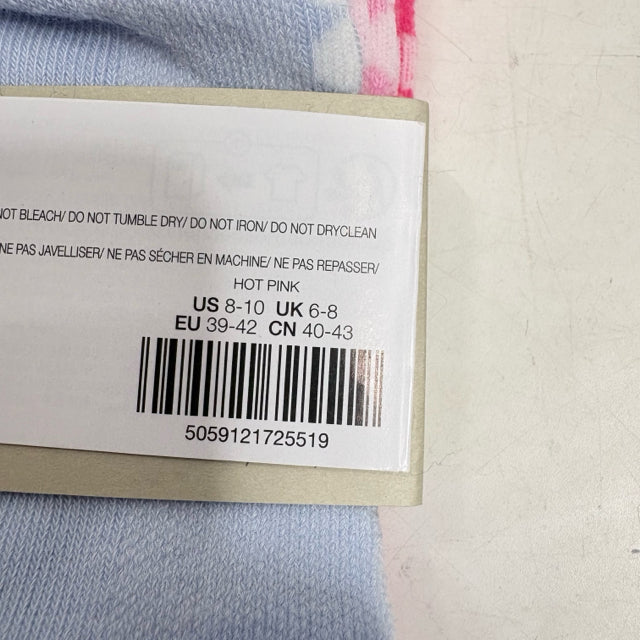 SWEATY BETTY Pink/blue NEW IN PKG! SOCKS