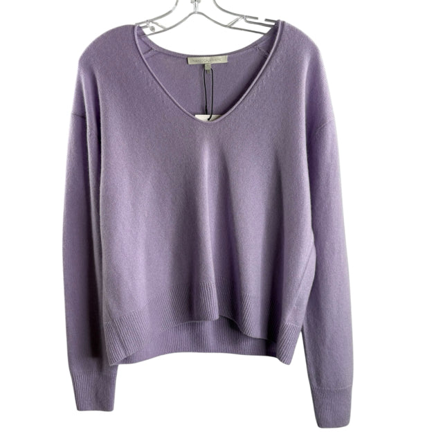 NAKED CASHMERE Size SMALL Lavender Long Sleeve Loose Weave NWT SWEATER