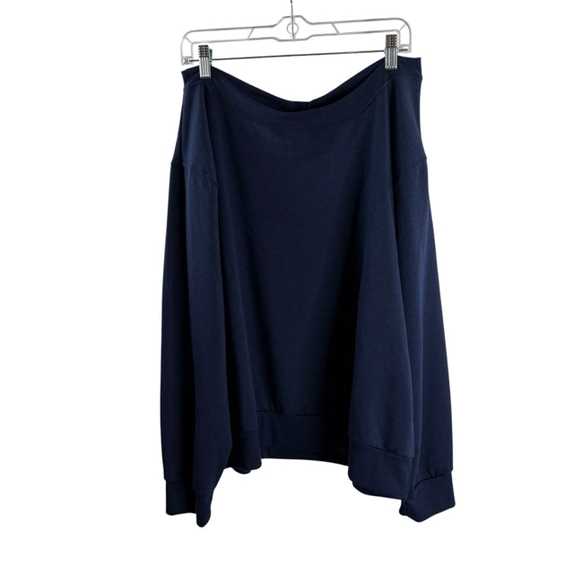78 & SUNNY Size X-LARGE Navy Long Sleeve NWT TOP