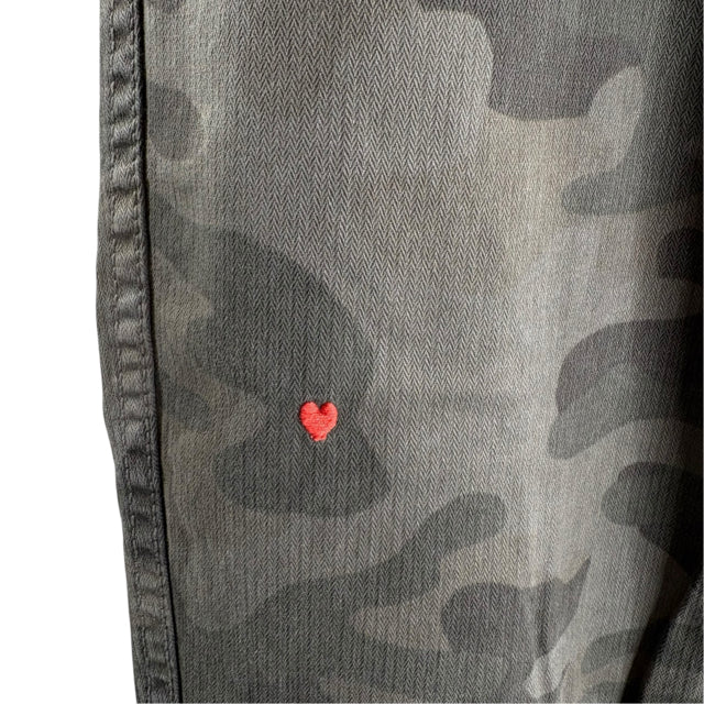 SUNDRY Size 28 Green Camo PANTS