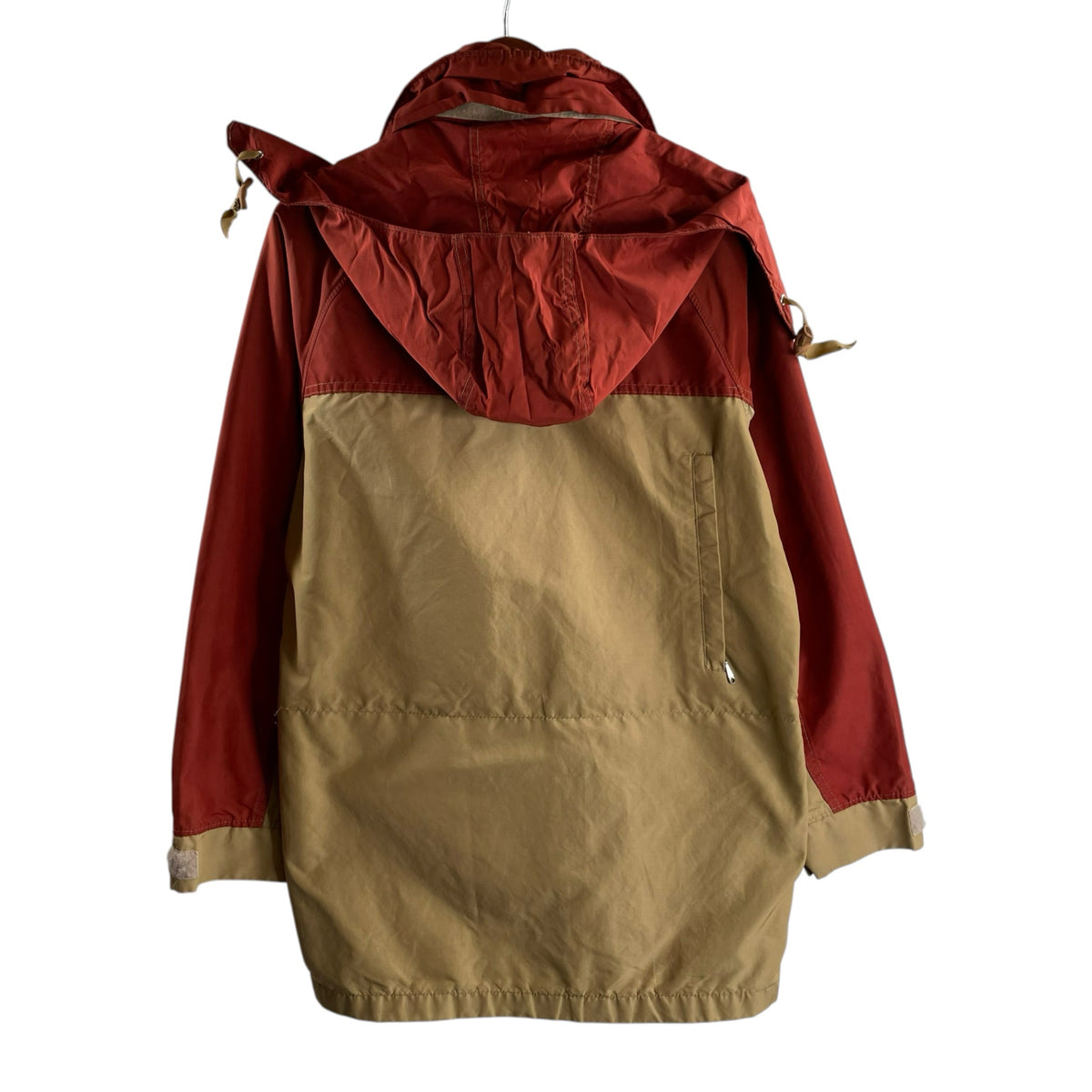 WOOLRICH Size MED Rust/Tan Nylon AS IS! JACKET