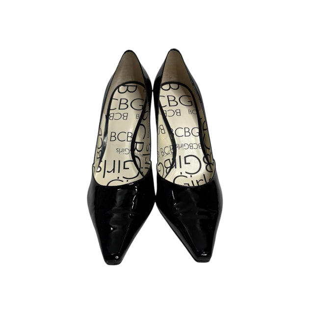 BCBG Size 9 1/2 Black Pump Patent Leather NWOT SHOE