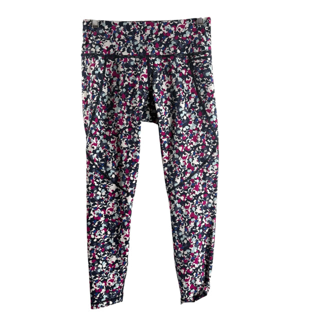 SWEATY BETTY Size SMALL Pink/Cream Leggings PANTS