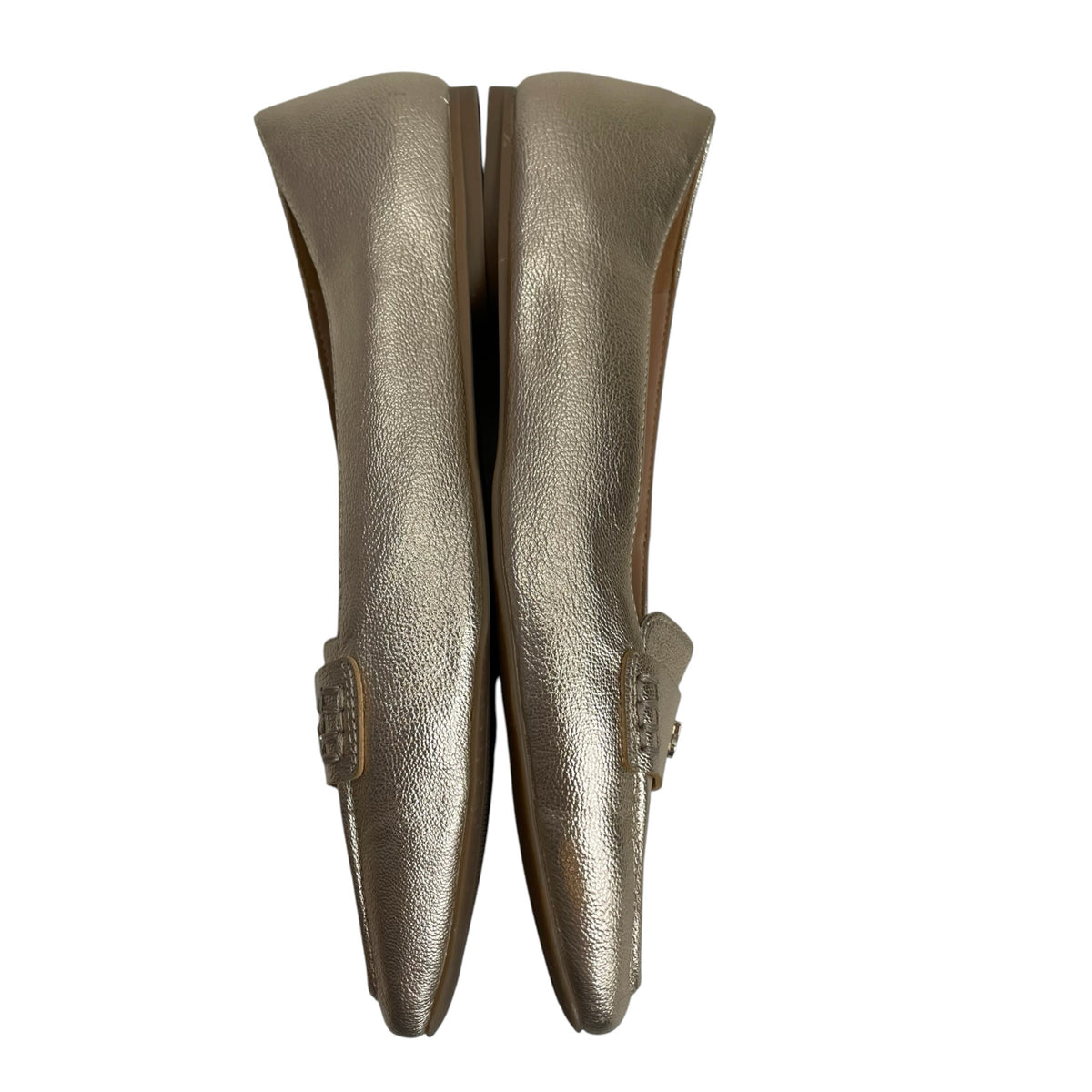 VINCE CAMUTO Size 8 Gold Flats Metallic Leather SHOE