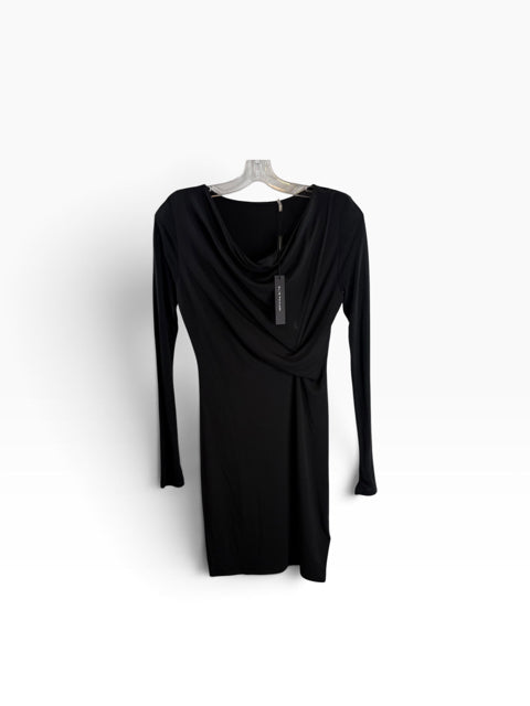 ELIE TAHARI Size SMALL Black Long Sleeve NWT DRESS