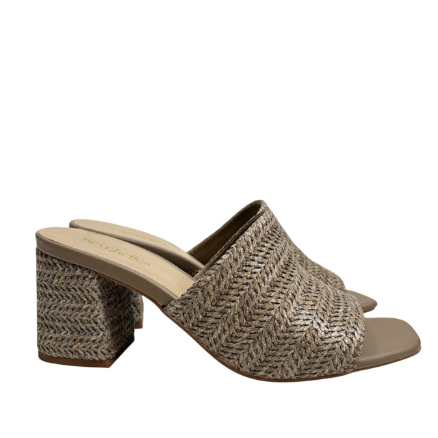 SEYCHELLES Size 8 Beige Slide Rattan NWOT SHOE