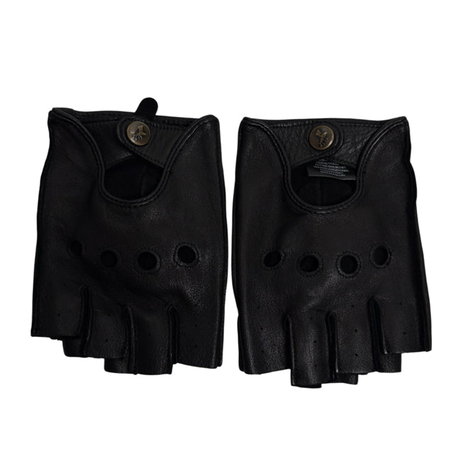 FRATELLI ORSINI Black Leather GLOVES