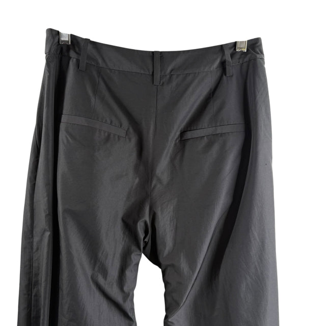 TIBI Size 0 Black Pleats Genie Pants Polyester PANTS